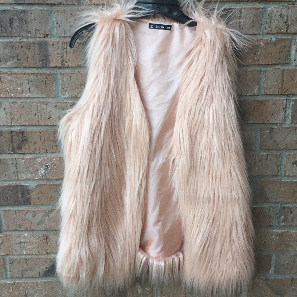 Shein faux fur vest